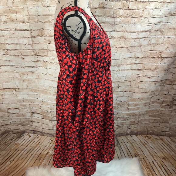 Disney Colleen Atwood Alice Looking Glass Hearts Dress M - Picture 6 of 8